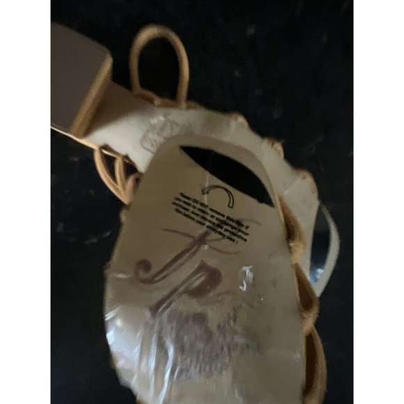 Free People Womens Colette Cinched Sandals Heel Orange Leather 37 / 7 US - Picture 12 of 16